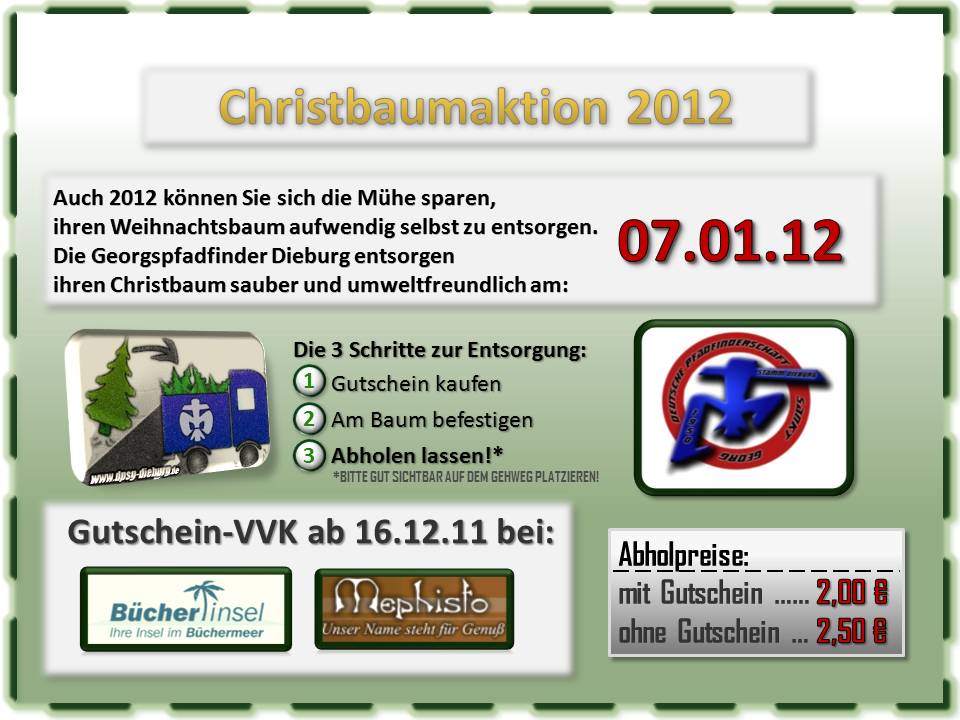 Christbaumaktion2011